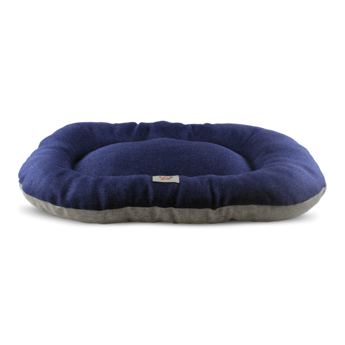 Cuscino Ovale “PASITEA” Blu/Sabbia - immagine 2